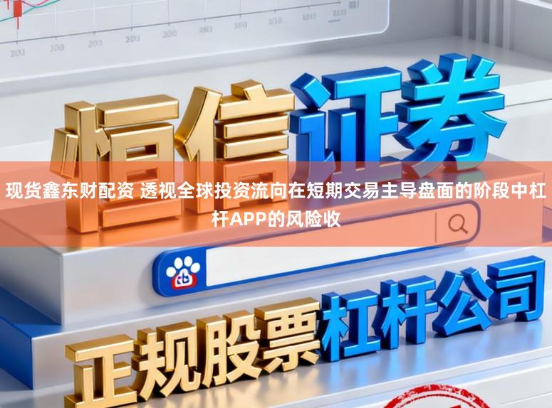 现货鑫东财配资 透视全球投资流向在短期交易主导盘面的阶段中杠杆APP的风险收