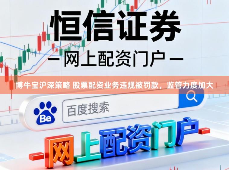 博牛宝沪深策略 股票配资业务违规被罚款，监管力度加大
